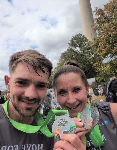 21 Kilometer, jede Menge Motivation und ein richti ...
